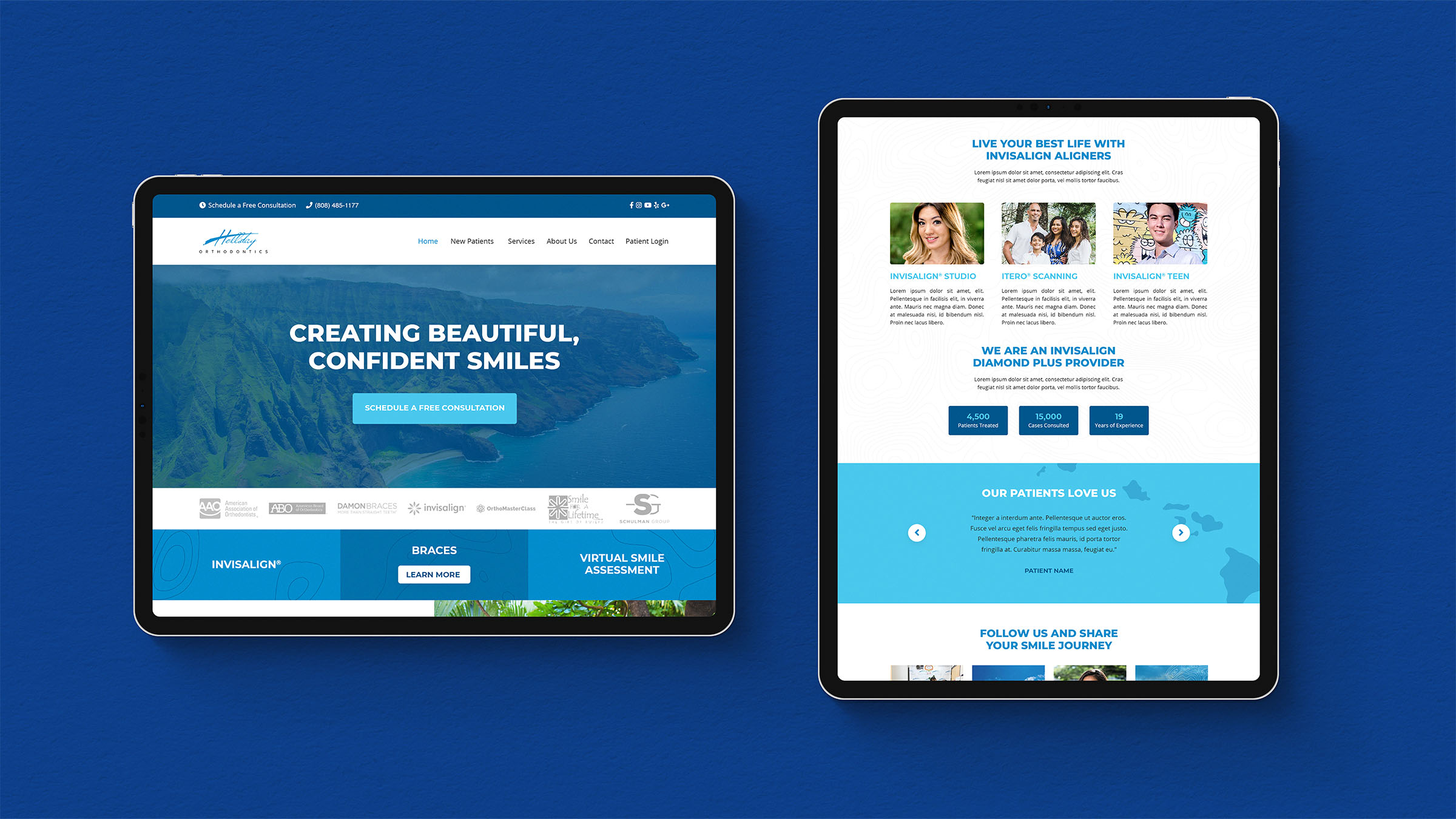 Holliday Ortho - Web Design