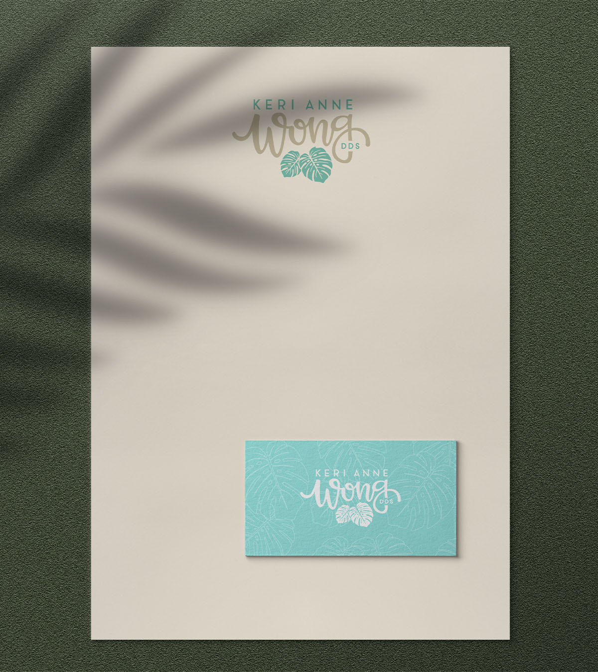 Keri Wong DDS - Letterhead